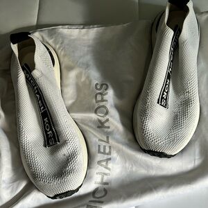 Michael Kors Cream Slip-On Sneakers